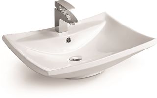 Раковина накладная SantiLine SL-1015 60см белый